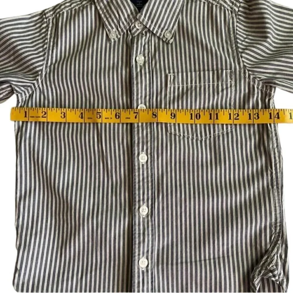 Baby Gap Boys Striped Long Sleeve Button-Up Shirt Size 5